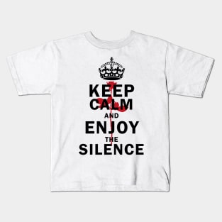 Keep The Black Silence Kids T-Shirt